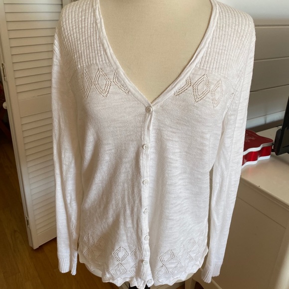 White cardigan - Picture 3 of 5
